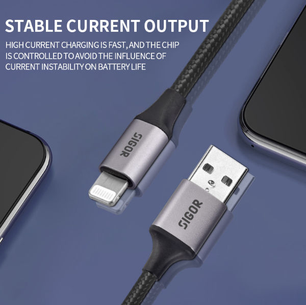 MFi Certification Lightning Cable 1m USB Lightning Charging Cable