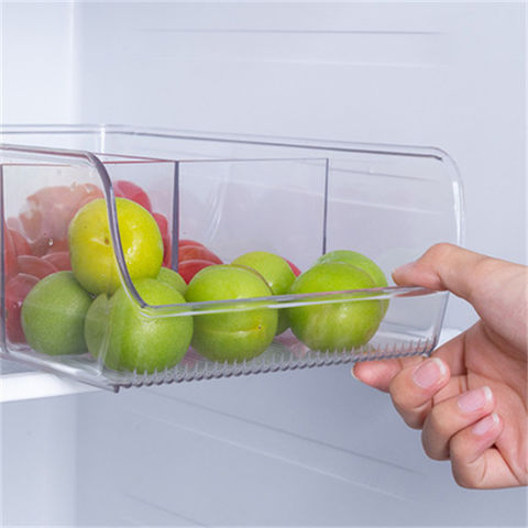 Buy Wholesale China Pet Fridge Storage Containers Boxes With Handle Bpa  Free Vegetable And Fruit Storage Basket Food Box & Fridge Storage Containers  at USD 1.04