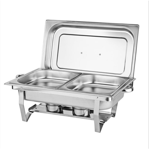 Buy Wholesale China Non Folding Stainless Steel Chafing Dish Buffet Food  Warmer For Restaurant Party Serving & Economy Buffet Stove Chafing Dish at  USD 20