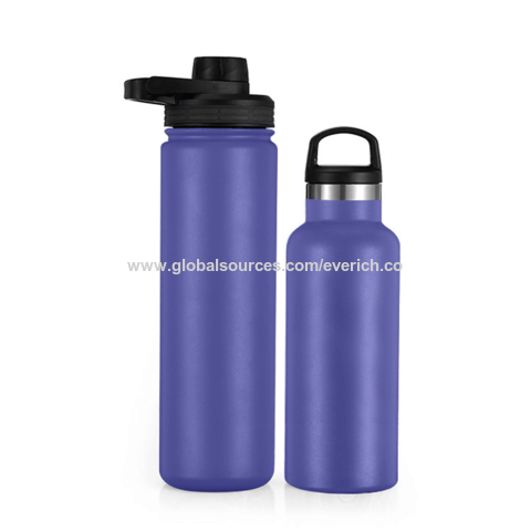 Buy Wholesale China Trendy Design Big Mouth Water Bottle Stainless Steel  Insulated Hydro Flask With Handle Lids & Hydro Flask at USD 1.58