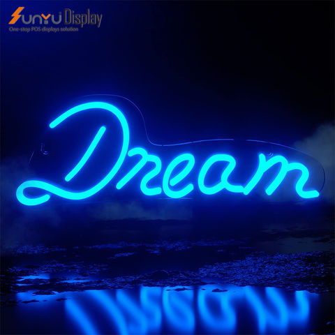 Buy Wholesale China Drop Shipping Home Wall Decoration Led Neon Lights  'dream' Most Popular Decor Pvc Acrylic Neon Sign & Neon Sign at USD 16