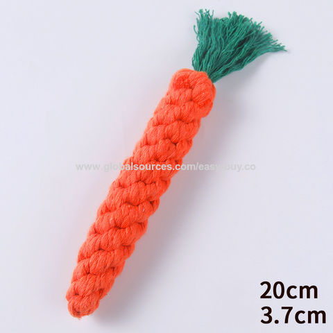 Vegetable Carrot Shape Dog Cat Plush Chewing Bite Squeaker Pet