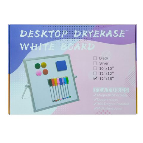Magnetic Dry Erase Board With Stand For Desktop Double Sided White Board  Planner Reminder For School Office 11 Inch X 7 Inch - AliExpress
