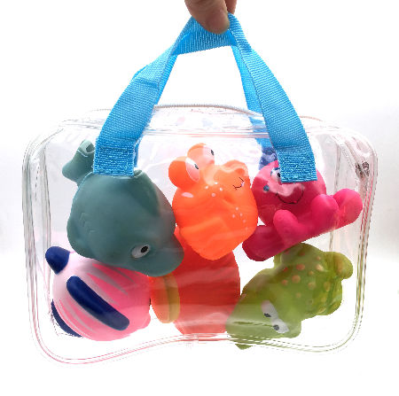 Jiosdo Baby Bath Toys, Rubber Floating Animal Toy with Fishing Net, Kids  Bath Toys Wind Up Swimming, Baby Bath Shower Toy Mesh Storage Organiser  Water on OnBuy