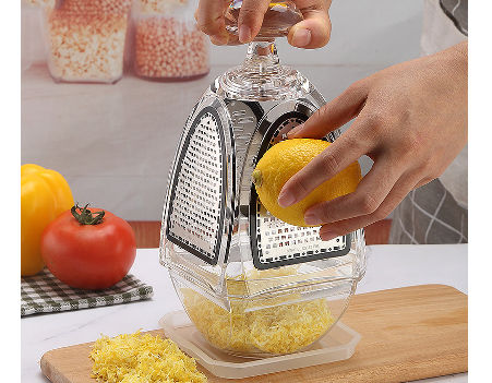 Buy Wholesale China Multi-functional Practical Hand-held Stainless Steel  Chocolate Shredder (narrow Or Wide) & Cheese Grater Long Handle at USD 0.71