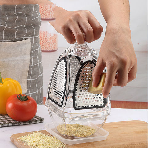 Cheese Grater, Box Grater for Cheese Stainless steel Vegetable Slicer Food  Shredder 4-Sided Convenience Gadgets for kitchen