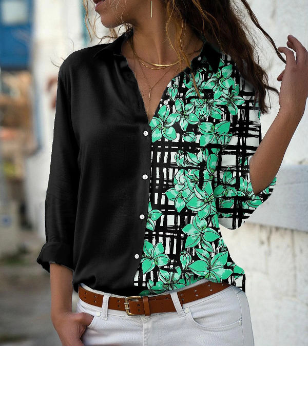 Women's shirts Spring Fashion Printed 