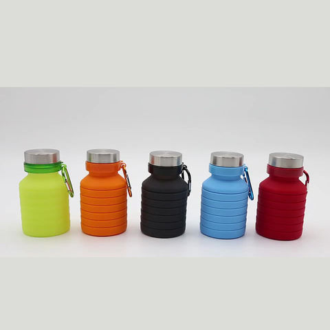 Folding Water Bottle 700ml Sports Travel Hiking Collapsible Lightweight  Drinking