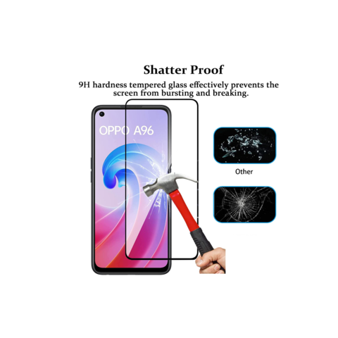 Oppo A96 Full Tempered Glass