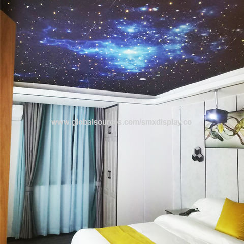 Achetez en gros Panneaux De Plafond étonnants Menés D'étoile De Plafonnier  D'étoile De Fibre Optique Avec La Lune Et Les étoiles Chine et Panneaux De  Plafond Star à 14.5 USD