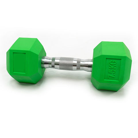 2.5kg 5kg 7.5kg 10kg 12.5kg Hex Dumbbell Anti skip Rubber Coated