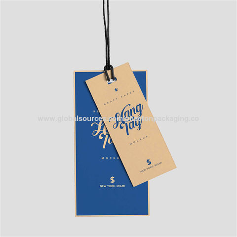 Buy Wholesale China Factory Personalized Clothing Labels Eco Friendly  Hanging Labels Custom Clothing Tags & Hang Tags at USD 0.05
