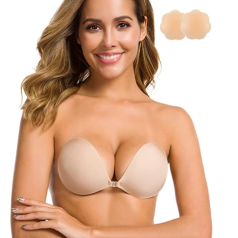 Bra Strapless Sticky Invisible Push Up Silicone Bra For Backless Dress With  Nipple Covers Nude - Expore China Wholesale Bra and Invisible Bra, Silicone  Bra, Nipple Covers Nude