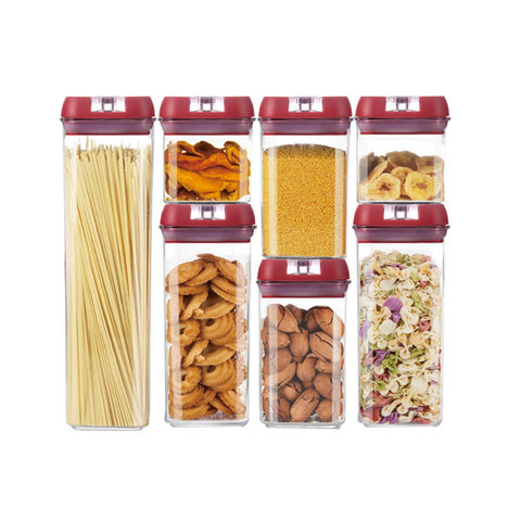 Buy Wholesale China Airtight Jar Kitchen Household Moisture-proof Storage  Box Food-grade Transparent Plastic Snack Jar & Food Jar at USD 0.64