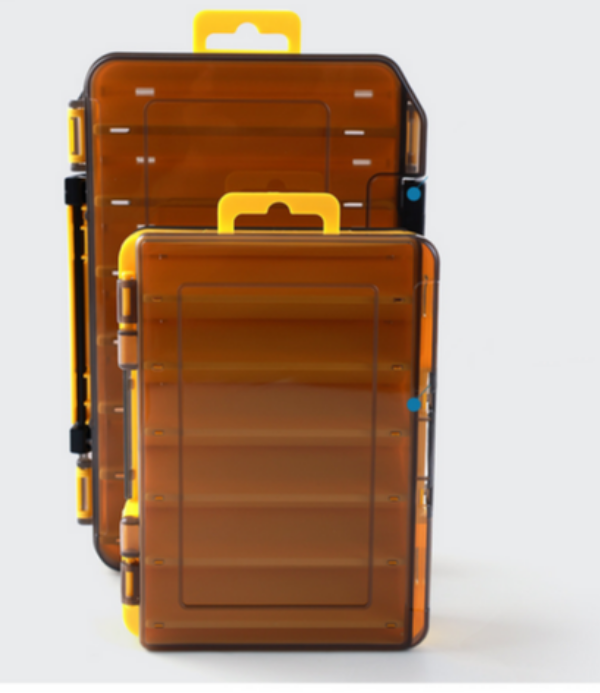 Fishing Tackle Box Fishing Tool Suitcase Organizer Dual Layer