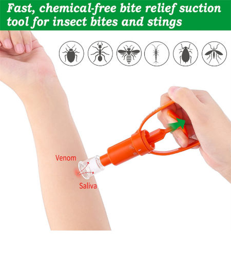 Details about   Mosquito Bites Extraction Itching Instant Bug Relief Pump Extraction Vacuu