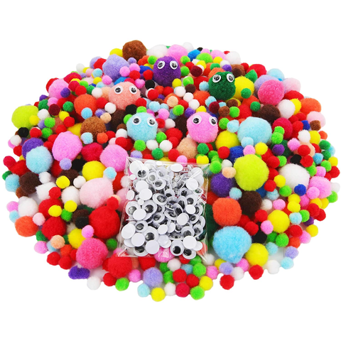 Buy Wholesale China Custom Assorted Pom Poms And Pipe Cleaners Diy