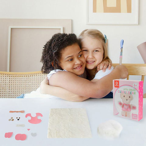 ¡Oferta de Amazon! Kit de muñeca DIY educativo para niños, almohada hecha a mano, juguete de peluche para manualidades