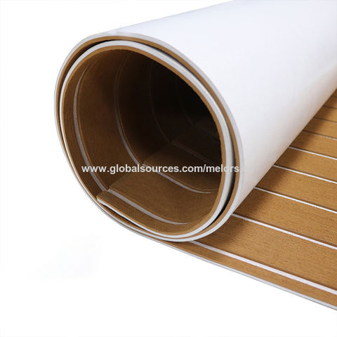 Buy Wholesale China Custom Boat Decking Material Faux Teak Non Skid Mats  Marine Pe Foam Sheets For Boat Flooring & Pe Foam Marine Flooring at USD 30