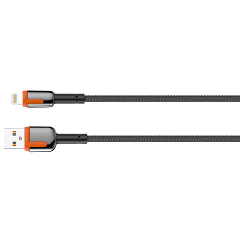 LDNIO LS591/LS592 Wholesale 2m QC3.0 Fabric Nylon Braided Mobile Phone Fast Charging Data USB Cable