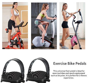 1pair PP Fitness Exercise Bike Pedal Straps Gym Multifunction Indoor Sports 
