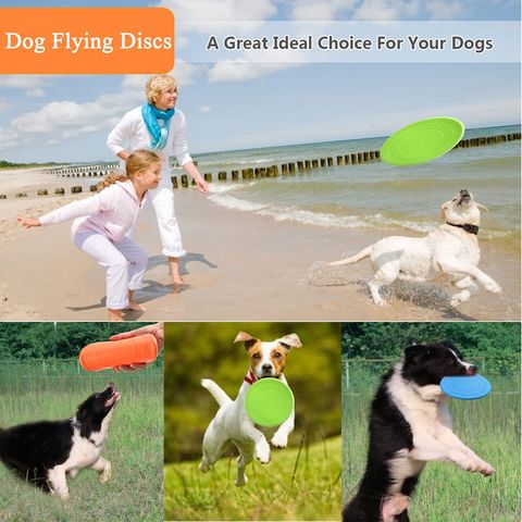 Large Dogs Interactive Training Ring Puller Resistant For Dogs Pet Flying  Discs