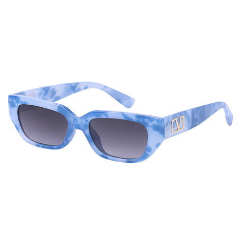 Wholesale Fashion Cat Eye Rice Nail Large Frame Sunglasses