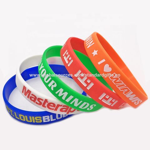 personalized wholesale rubber bracelets bulk gifts for students nurse gifts  under $1 - leading gifts Australia
