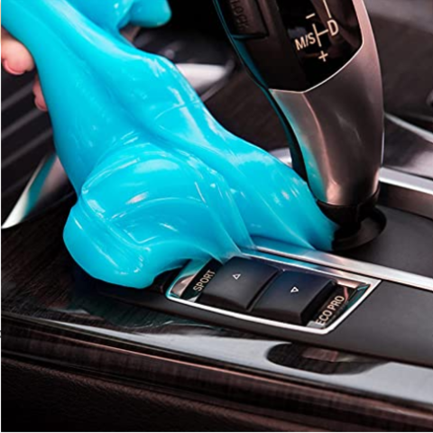 Gel de Limpeza para Carro, Kit de Limpeza Automotiva Universal para Detalhamento, Limpador de Pó e Fendas para Carros