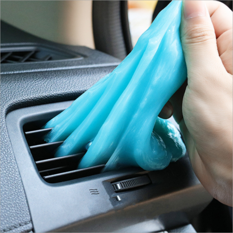 Gel de Limpeza para Carro, Kit de Limpeza Automotiva Universal para Detalhamento, Limpador de Pó e Fendas para Carros