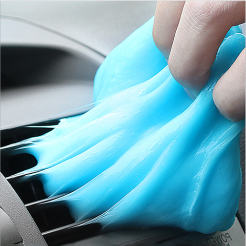 Gel de Limpeza para Carro, Kit de Limpeza Automotiva Universal para Detalhamento, Limpador de Pó e Fendas para Carros