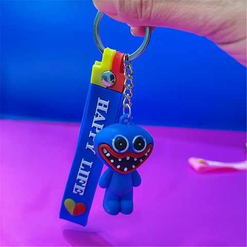 Keychain poppy playtime Huggy Waggy Keychain PVC Silicone Push Pop