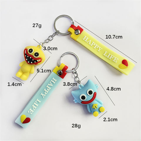 Keychain poppy playtime Huggy Waggy Keychain PVC Silicone Push Pop