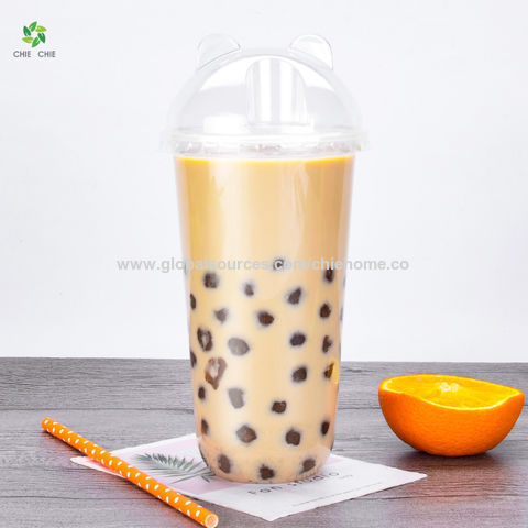 Buy Wholesale China Blank U Shape Cup 360ml 500ml 700ml Clear Pet Pp Plastic  Cup & Plastic Cups With Lids at USD 0.03