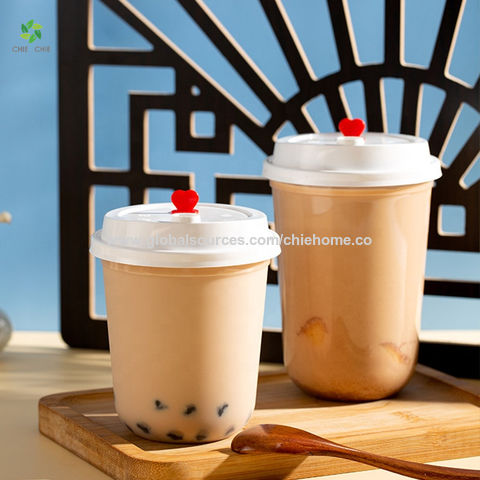 Buy Wholesale China Blank U Shape Cup 360ml 500ml 700ml Clear Pet Pp Plastic  Cup & Plastic Cups With Lids at USD 0.03