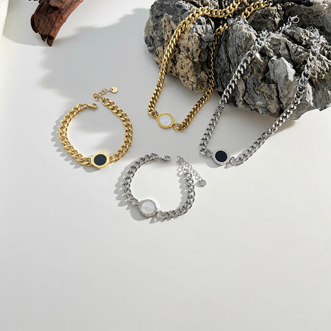 Buy Wholesale China Roman Numeral Titanium Necklace Trend Design
