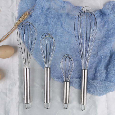 Manual Hand Mixer, Stainless Steel & Silicone Non-Stick Coating