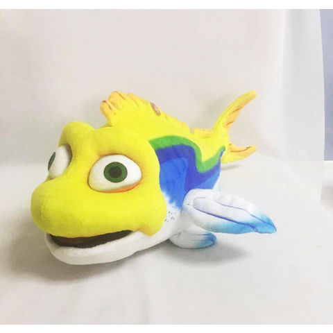 Plush Swimming Fish Toys In The Aquarium With Movements And Music