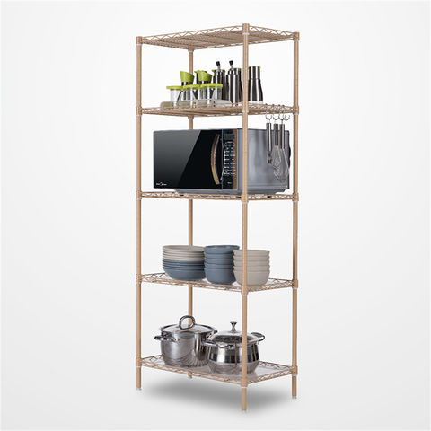 Carbon Steel Kitchen Shelf Floor-Standing Multi-Layer Foldable Kitchen Rack  Organizer Multifunctional Storage Holders & Racks - China Kitchen Storage  Holder Racks and Kitchen Shelf Rack price