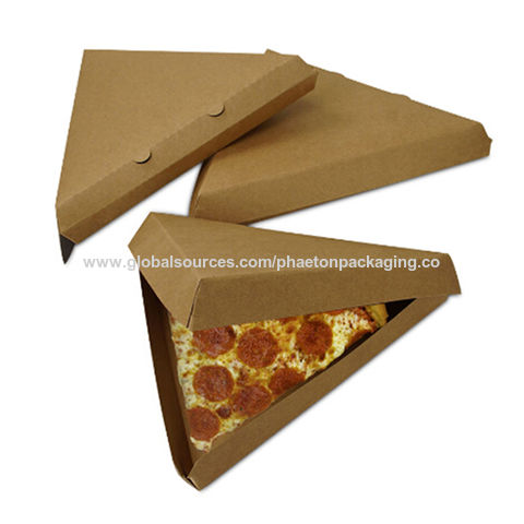 Boite à pizza en carton kraft , 25 cm, 100 pcs.