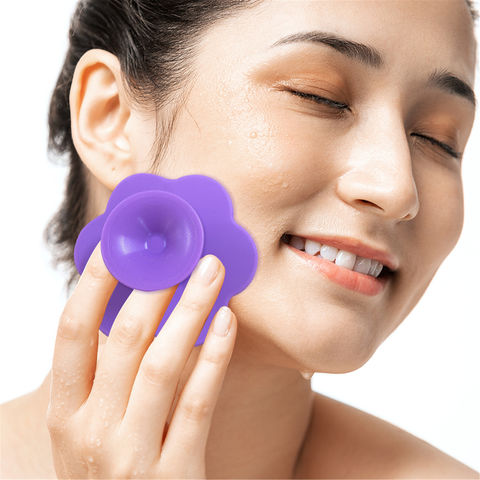 Brosse de nettoyage du visage en silicone pour bébé, mini brosse de  massage, nettoyant pour les