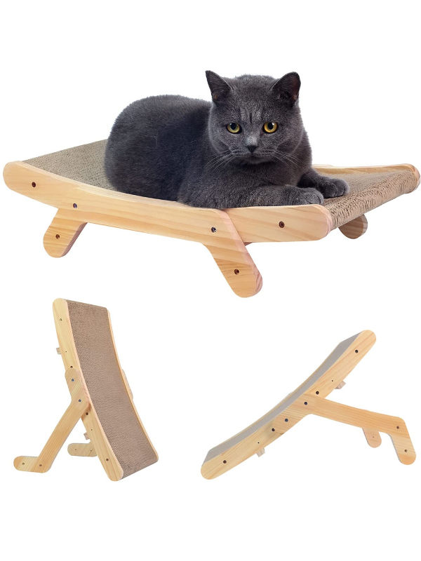 Oval Extra-Large Cat Scratching Board Scratcher Pad Lounge for Cat