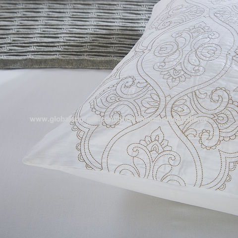 Buy Wholesale China Luxury 100% Cotton Embroidery 400 Thread Count