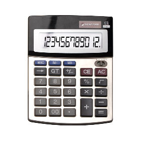 12-digit solar calculator with big buttons for business office use supplier