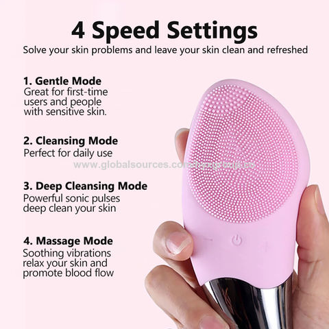 Facial Cleansing Brush Silicone Handheld Face Brush And Massager  Octopus-shaped Cleansing Brush For Deep Cleaning Gentle Exfoliating Skin  Massage