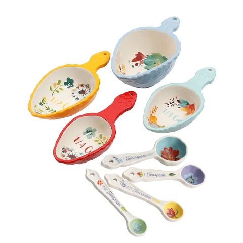 Buy Wholesale China 4 Piece Cute Cartoon Kitchen Bakeware Tool Ceramic Pig Measuring  Spoon Set & Ceramic Measuring Spoons at USD 0.5