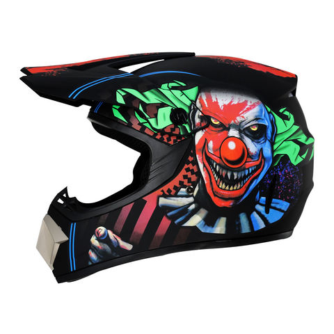 Skull dirt bike helmet hot sale