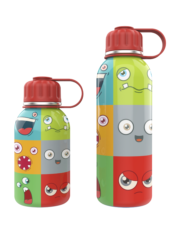 Cartoon Thermos cup kids thermal Bottle Stainless Steel Vacuum