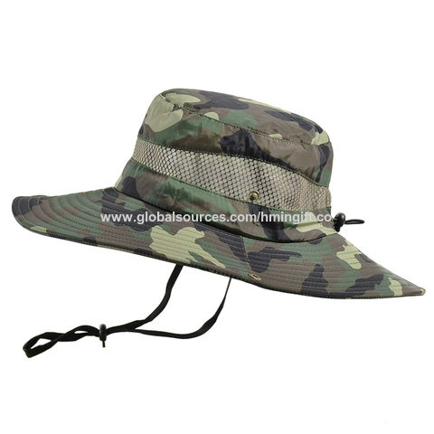 Outdoor Fisherman Hat Leisure Jungle Round Edge Net Hat