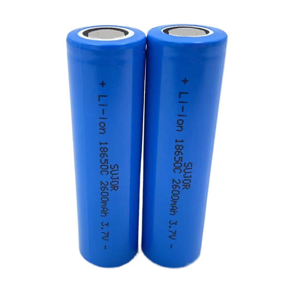 18650 Blue Lithium-Ion Rechargeable Battery - 3.7V 2600mAh
